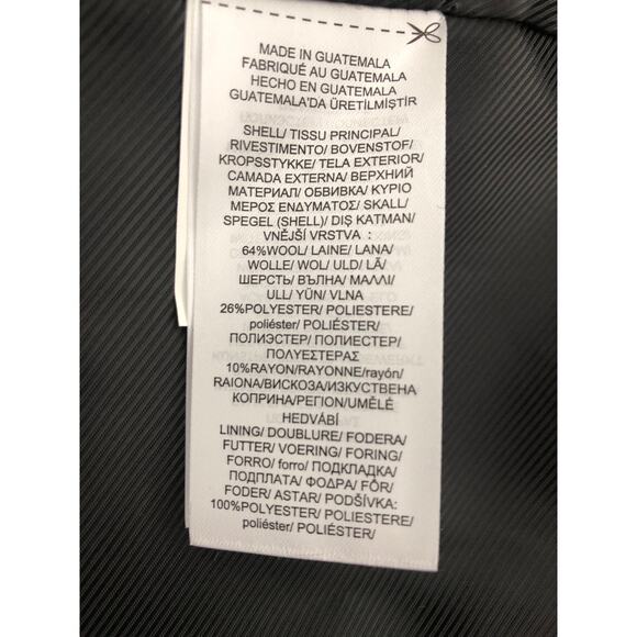 Lauren Ralph Lauren Faux Fur Collar Coat Women's Size 16 Black NEW - Picture 9 of 10